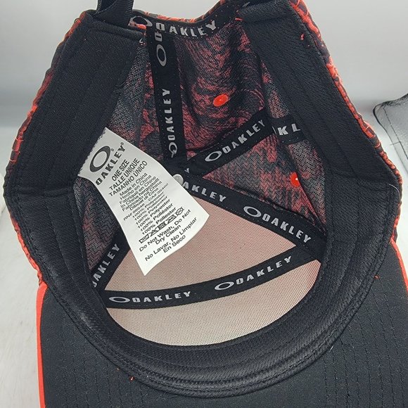 Oakley Shade Me Adjustable Hat Orange Athletic Adjustable Lightweight Casual - Picture 7 of 11